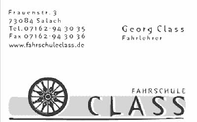 Class-visitenkarte